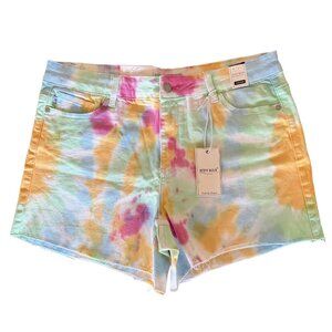 NWT Judy Blue Rainbow Tie-Dye High Rise Shorts – Size XL